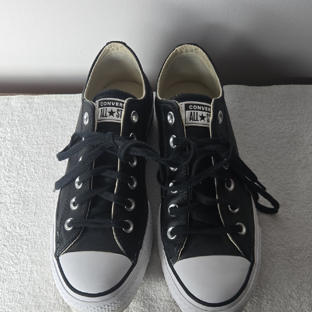 Converse Black and White Low-Top Sneakers